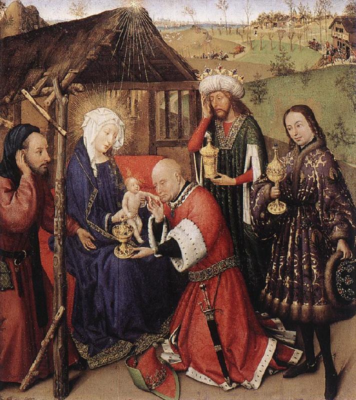 DARET, Jacques Altarpiece of the Virgin dfdsg oil painting picture